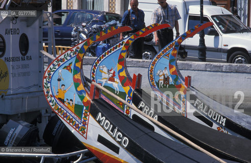PORTOGALLO, (LE BEIRAS) AVEIRO : BARCHE DA PESCA     @ 2002 Graziano Arici/Rosebud2  / GEO,