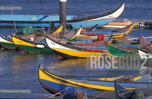 PORTOGALLO, (LE BEIRAS) RIA DE AVEIRO : BARCHE DA PESCA     @ 2002 Graziano Arici/Rosebud2  / GEO