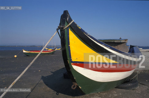 PORTOGALLO, (LE BEIRAS) RIA DE AVEIRO : BARCHE DA PESCA     @ 2002 Graziano Arici/Rosebud2  / GEO