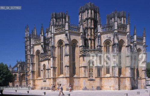 PORTOGALLO, (ESTREMADURA E RIBATEJO) BATALHA : CHIESA E MONASTERO DI SANTA MARIA DA VITORIA     @ 2002 Graziano Arici/Rosebud2  / GEO