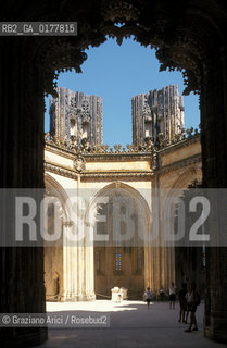 PORTOGALLO, (ESTREMADURA E RIBATEJO) BATALHA : CHIESA E MONASTERO DI SANTA MARIA DA VITORIA -   @ 2002 Graziano Arici/Rosebud2  / GEO