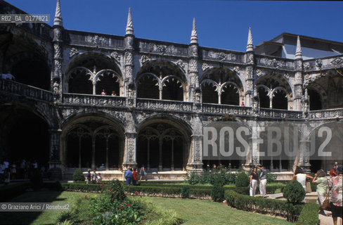 PORTOGALLO, (ESTREMADURA E RIBATEJO) BATALHA : CHIESA E MONASTERO DI SANTA MARIA DA VITORIA - CHIOSTRO    @ 2002 Graziano Arici/Rosebud2  / GEO