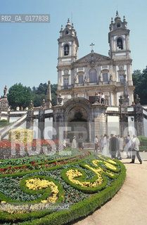 PORTOGALLO, (MINHO) BRAGA : IL SANTUARIO DI BOM JESUS DO MONTE -   @ 2002 Graziano Arici/Rosebud2 / SCALA / GEO