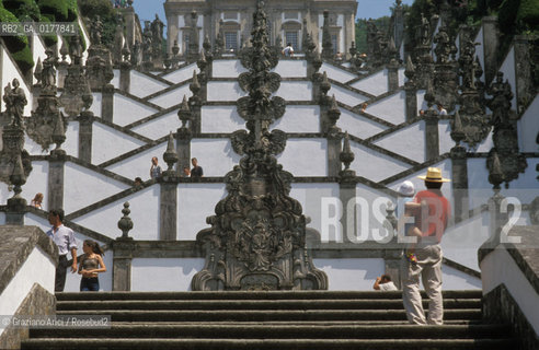 PORTOGALLO, (MINHO) BRAGA : IL SANTUARIO DI BOM JESUS DO MONTE -   @ 2002 Graziano Arici/Rosebud2 / SCALA / GEO