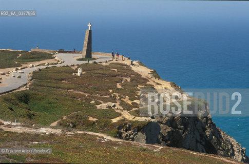 PORTOGALLO, (LISBONA) CABO DE ROCA - IL PUNTO PIU OCCIDENTALE DEL CONTINENTE EUROPEO     @ 2002 Graziano Arici/Rosebud2 / CAPO / GEO