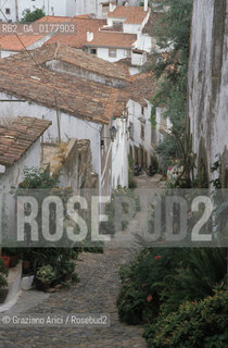 PORTOGALLO, (ALENTEJO) CASTELO DE VIDE :UNA STRADA DELLA JUDARIA    @ 2002 Graziano Arici/Rosebud2 /  EBREI / GEO
