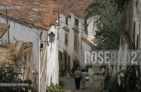 PORTOGALLO, (ALENTEJO) CASTELO DE VIDE :UNA STRADA DELLA JUDARIA    @ 2002 Graziano Arici/Rosebud2 /  EBREI / GEO