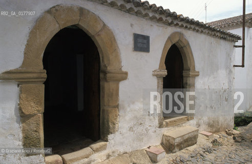 PORTOGALLO, (ALENTEJO) CASTELO DE VIDE : LA SINAGOGA DELLA JUDARIA    @ 2002 Graziano Arici/Rosebud2 /  EBREI / GEO