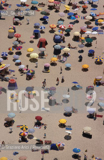 PORTOGALLO, (RIBETEJO) NAZARE : LA SPIAGGIA    @ 2002 Graziano Arici/Rosebud2  / GEO