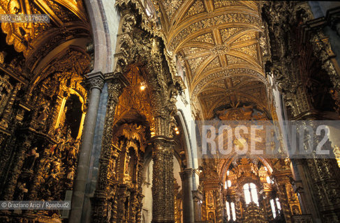 PORTOGALLO, (DOURO) PORTO :LA CHIESA DI SAO FRANCISCO   @ 2002 Graziano Arici/Rosebud2  / GEO