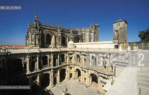 PORTOGALLO, (ESTREMADURA) TOMAR :  CONVENTO DO CRISTO   @ 2002 Graziano Arici/Rosebud2 / TEMPLARI  / GEO
