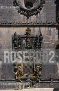 PORTOGALLO, (ESTREMADURA) TOMAR :  CONVENTO DO CRISTO   @ 2002 Graziano Arici/Rosebud2 / TEMPLARI / FINESTRA MANUELINA / GEO