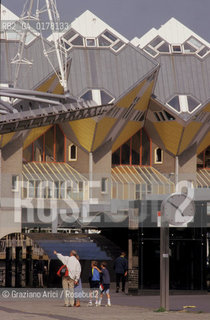 OLANDA , ROTTERDAM : LE CASE CUBICHE DI PETE BLOM   -  © 2002 Graziano Arici/Rosebud2 / ARCHITETTURA CONTEMPORANEA / GEO