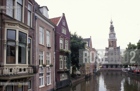 OLANDA , (NOORD-HOLLAND) ALKMAAR : CANALE  -  © 2002 Graziano Arici/Rosebud2  / GEO