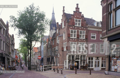 OLANDA , (ZUID-HOLLAND) DELFT : CASE DEL CENTRO -  © 2002 Graziano Arici/Rosebud2  / GEO