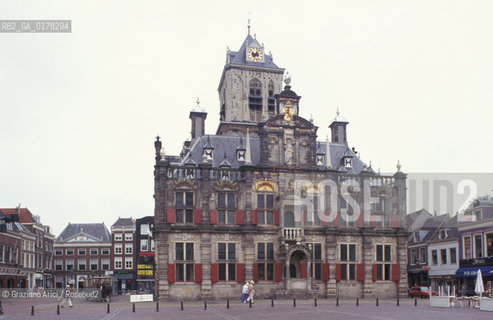 OLANDA , (ZUID-HOLLAND) DELFT : LO STADHUIS  -  © 2002 Graziano Arici/Rosebud2 / GEO