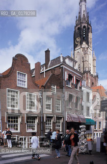 OLANDA , (ZUID-HOLLAND) DELFT : CASE DEL CENTRO  -  © 2002 Graziano Arici/Rosebud2  / GEO