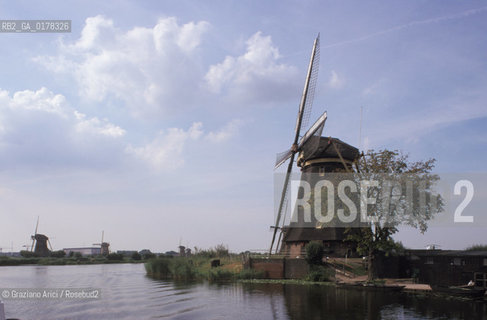 OLANDA , (ZUID-HOLLAND) I MULINI DI KINDERIJK   -  © 2002 Graziano Arici/Rosebud2 / MULINO / GEO