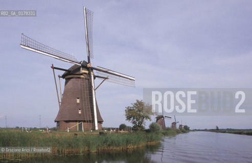 OLANDA , (ZUID-HOLLAND) I MULINI DI KINDERIJK   -  © 2002 Graziano Arici/Rosebud2 / MULINO / GEO
