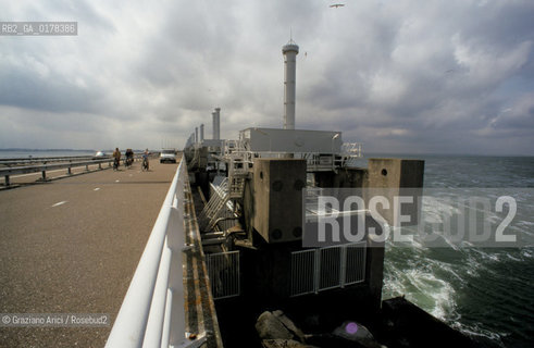 OLANDA , (ZEELAND) DIGA SULLOOSTERSCHELDE   -  © 2002 Graziano Arici/Rosebud2 / GEO