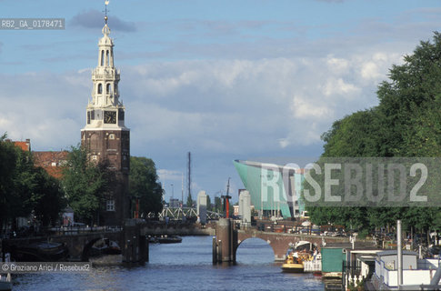 OLANDA , AMSTERDAM : LA CUSPIDE DELLA MONTALSBAANTOREN -  © 2002 Graziano Arici/Rosebud2  / GEO