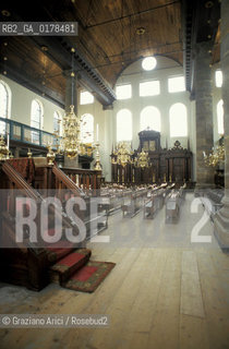 OLANDA , AMSTERDAM : LA GRANDE SINAGOGA PORTOGHESE - ESNOGA -  © 2002 Graziano Arici/Rosebud2 / EBREI / GEO