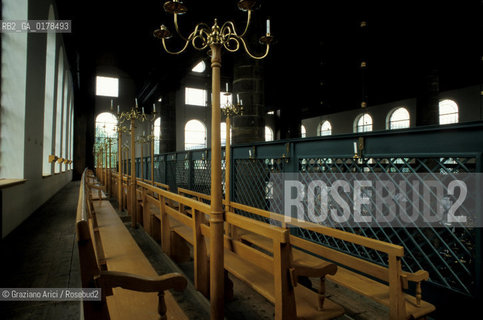 OLANDA , AMSTERDAM : LA GRANDE SINAGOGA PORTOGHESE - ESNOGA -  © 2002 Graziano Arici/Rosebud2 / EBREI / MATRONEO / GEO