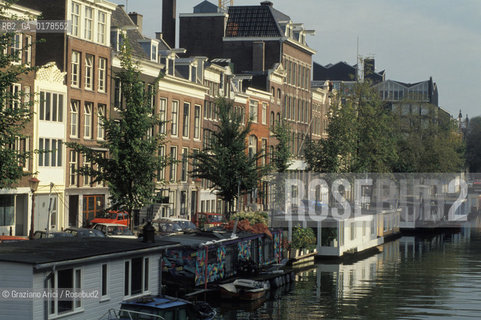 OLANDA , AMSTERDAM  : IL CANALE AMSTEL -  © 2002 Graziano Arici/Rosebud2 / GEO