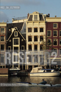 OLANDA , AMSTERDAM  : IL CANALE AMSTEL -  © 2002 Graziano Arici/Rosebud2  / GEO