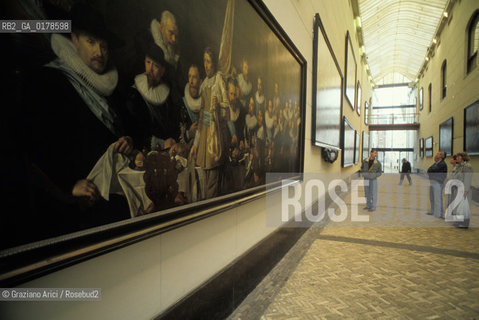 OLANDA , AMSTERDAM : AMSTERDAMS HISTORISCH MUSEUM - LA GALLERIA DELLA GUARDIA CIVICA  -  © 2002 Graziano Arici/Rosebud2 / GEO / GEO