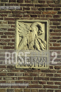 OLANDA , AMSTERDAM : GHETTO EBRAICO - BASSORILIEVO  -  © 2002 Graziano Arici/Rosebud2 / GEO / EBREI / PELLICANO