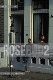 OLANDA , AMSTERDAM :IN UNA STRADA   -  © 2002 Graziano Arici/Rosebud2 / GEO