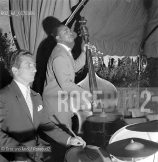 THE JAZZMAN ARTHUR BENNETT AT VENICE LIDO - 1953 © ARCHIVIO Graziano Arici/Rosebud2  / MUSICA / POP ROCK JAZZ