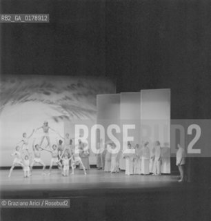 THE OPERA  DEATH IN VENICE OF THE COMPOSER BENJAMIN BRITTEN AT THE LA FENICE THEATRE - 1973  © ARCHIVIO Graziano Arici/Rosebud2  / MUSICA CLASSICA CONTEMPORANEA / COMPOSITORE / OPERA / TEATRO LA FENICE