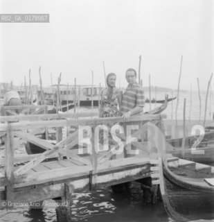 THE PAINTER HANS HARTUNG IN VENICE  - 196? - © ARCHIVIO Graziano Arici/Rosebud2  / ARTE / PITTORE
