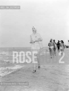 THE STYLIST VALENTINA SCHEELE - VENICE - 1951 © ARCHIVIO Graziano Arici/Rosebud2  / MODA / STILISTA / VARIE