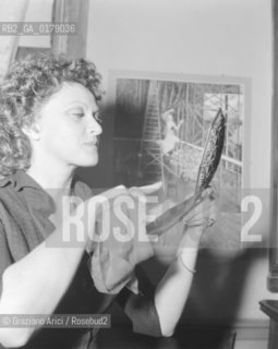 THE PAINTER MANINA THOEREN IN VENICE - 1953 - © ARCHIVIO Graziano Arici/Rosebud2  / ARTE / PITTORE