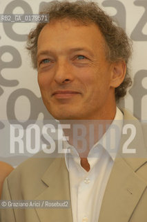 29/08/2002 -  THE JURY OF THE 59. INTERNATIONAL FILM FESTIVAL IN VENICE LIDO :  THE PRODUCER ULRICH FELSBERG - 2002  ©Graziano Arici/Rosebud2 / FIORE - MOSTRA DEL CINEMA / GIURIA