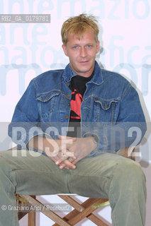 01/09/02 - 59. INTERNATIONAL FILM FESTIVAL IN VENICE LIDO - THE SCREENWRITER INGO HASSELBACH  - FILM FUHRER EX - © 2002 Graziano Arici/Rosebud2 / FIORE - MOSTRA DEL CINEMA / SCENEGGIATORE.
