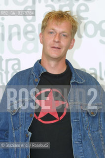 01/09/02 - 59. INTERNATIONAL FILM FESTIVAL IN VENICE LIDO - THE SCREENWRITER INGO HASSELBACH  - FILM FUHRER EX - © 2002 Graziano Arici/Rosebud2 / FIORE - MOSTRA DEL CINEMA / SCENEGGIATORE.