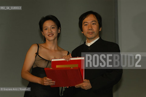 08/09/02 - 59. INTERNATIONAL FILM FESTIVAL IN VENICE LIDO - THE SPECIAL PRIZE OF UPSTREAM JURY  - FILM  A SNAKE OF JUNE   - © 2002 Graziano Arici/Rosebud2  - MOSTRA DEL CINEMA / PREMIO SPECIALE DELLA GIURIA - CONTROCORRENTE.