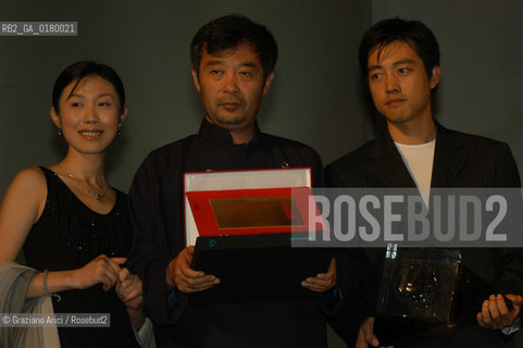 08/09/02 - 59. INTERNATIONAL FILM FESTIVAL IN VENICE LIDO - THE SAN MARCO PRIZE  - FILM  SPRINGTIME IN A SMALL TOWN   DIRECTOR TIAN ZHUANGZHUANG - © 2002 Graziano Arici/Rosebud2  - MOSTRA DEL CINEMA / PREMIO SAN MARCO - CONTROCORRENTE.