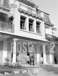 THE GENERAL OF THE SWISS ARMY HENRY GUISAN IN HIS VILLA VERTE RIVE IN PULLY (LAUSANNE) - 1947 - © ARCHIVIO Graziano Arici/Rosebud2  / MILITARE / GENERALE