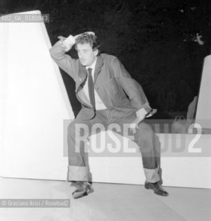 THE SINGER DOMENICO MODUGNO - 1958 - VENICE - © ARCHIVIO Graziano Arici/Rosebud2  / MUSICA POP / CANTANTE