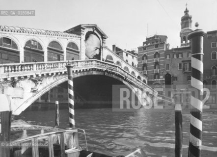 THE TRIAL AGAINST THE JOURNALIST INDRO MONTANELLI - VENICE -   197? © ARCHIVIO Graziano Arici/Rosebud2  / VARIE / GIORNALISTA / FOTOMONTAGGIO