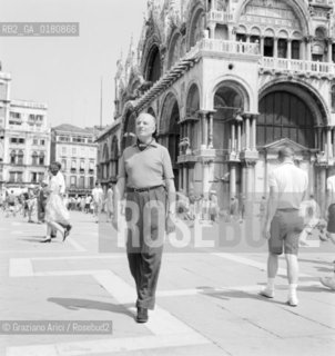 THE POLITICIAN  OSWALD MOSLEY IN VENICE - 1963 - © ARCHIVIO Graziano Arici/Rosebud2  / POLITICO / POLITICA