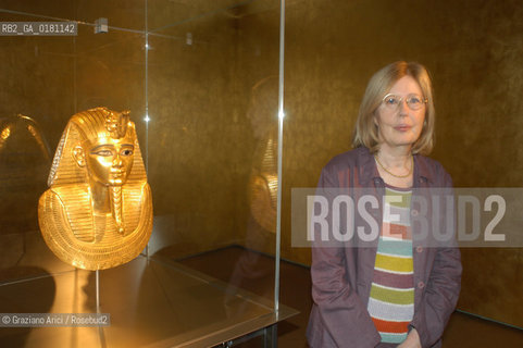 VENEZIA - 06/09/02 - PALAZZO GRASSI : MOSTRA I FARAONI - LA CURATRICE CHRISTIANE ZIEGLER - ©Graziano Arici/Rosebud2 - EGITTO