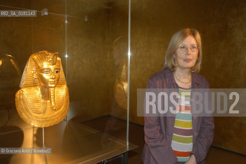 VENEZIA - 06/09/02 - PALAZZO GRASSI : MOSTRA I FARAONI - LA CURATRICE CHRISTIANE ZIEGLER - ©Graziano Arici/Rosebud2 - EGITTO