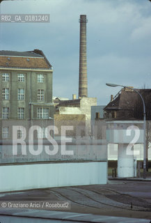 (GERMANIA) BERLINO 1984 : IL MURO  - ©Graziano Arici/Rosebud2 / GEO