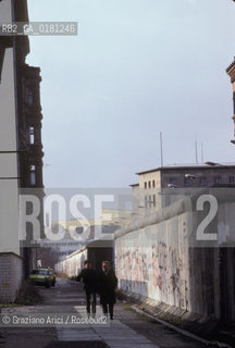 (GERMANIA) BERLINO 1984 : IL MURO - ©Graziano Arici/Rosebud2 / GEO